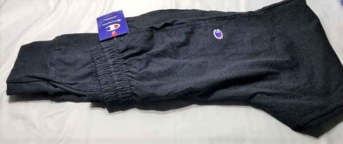Photo 1 of champion Closed Bottom Jersey Pants, black, small