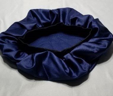 Photo 3 of WIDE BAND BONNET, DK BLUE