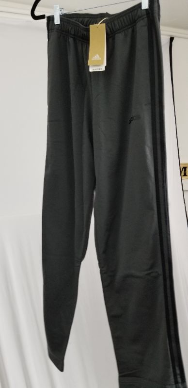 Photo 1 of adidas Men's Essentials 3-Stripes Tricot Track Pants, dark grey, small


