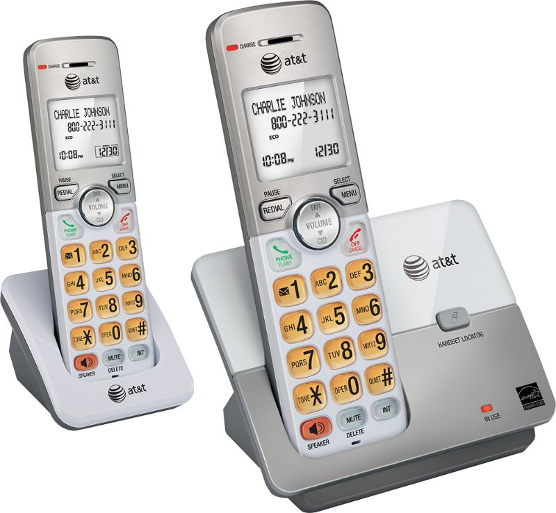 Photo 1 of AT&T - EL51203 DECT 6.0 Expandable Cordless Phone System - Silver