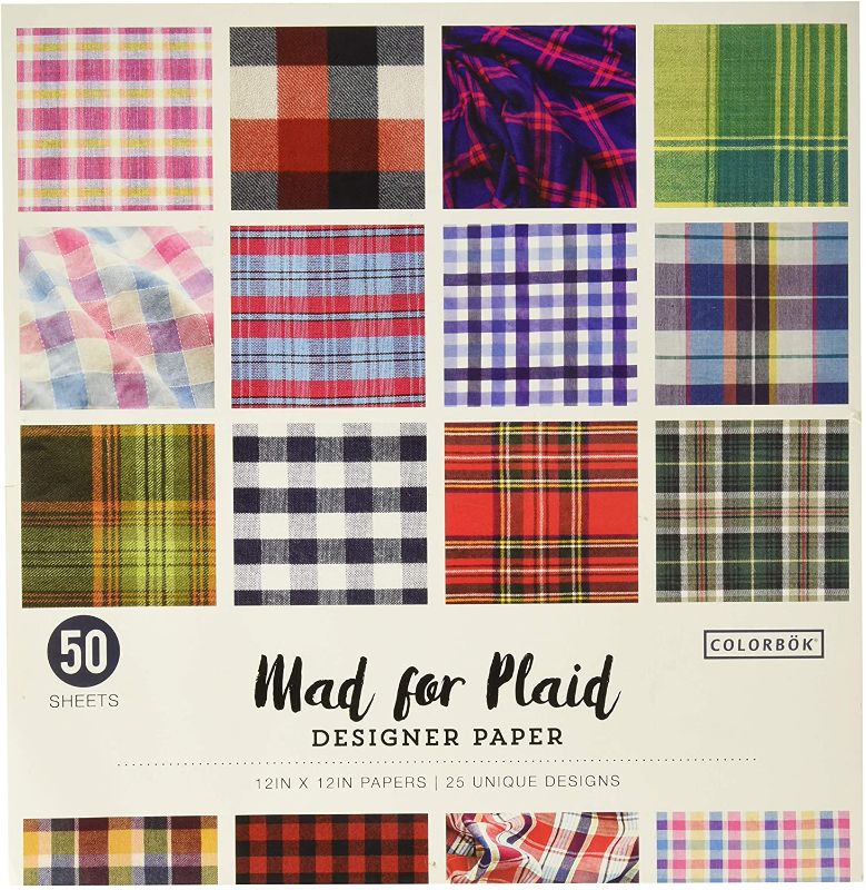 Photo 1 of 
MAD FOR PLAID, 12" X 12" DESIGNER PAPER, 50 SHEETS
