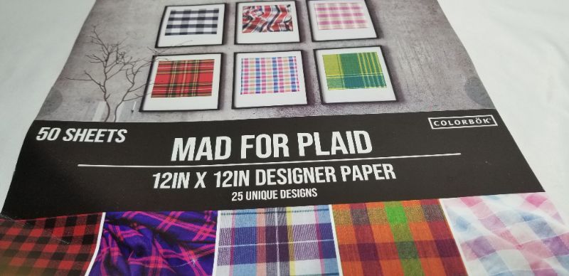 Photo 2 of 
MAD FOR PLAID, 12" X 12" DESIGNER PAPER, 50 SHEETS
