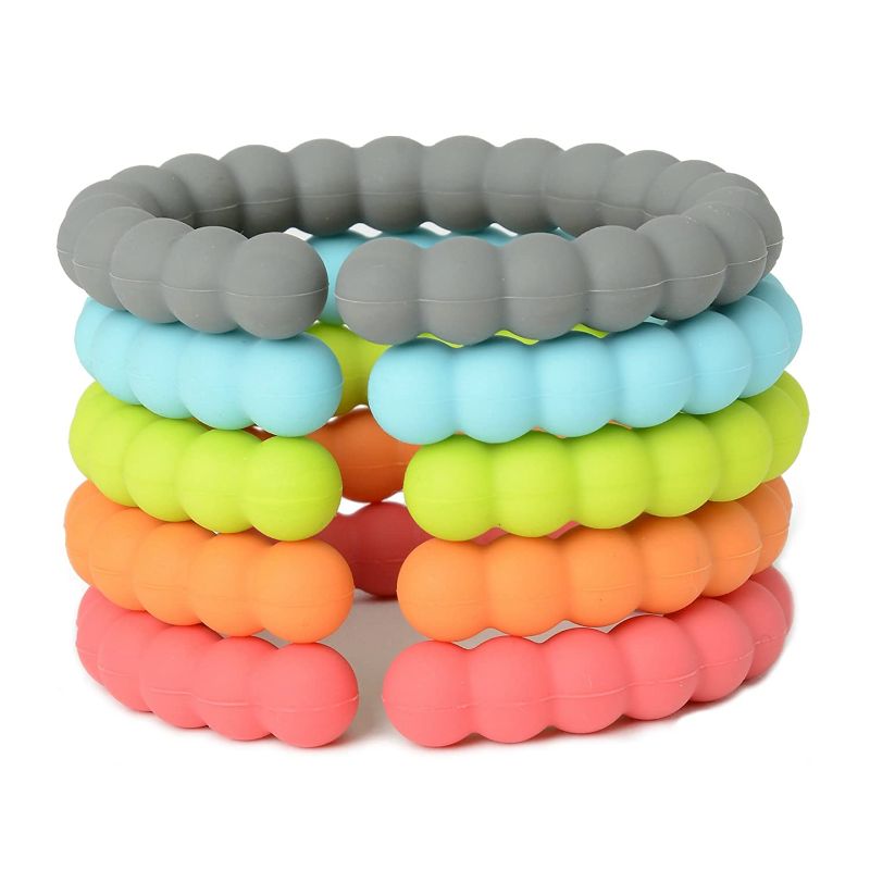 Photo 1 of 
Chewbeads - Silicone Baby Links - Baby Toy Rings 