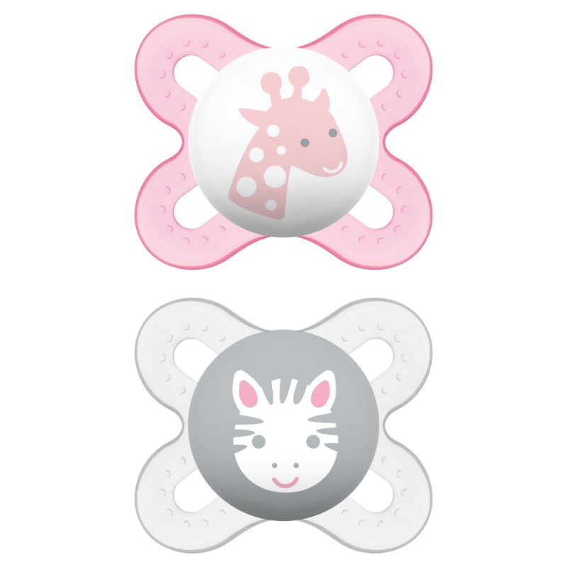 Photo 1 of MAM Start Newborn Pacifier, 0-2 Months, Girl, 2 Pack