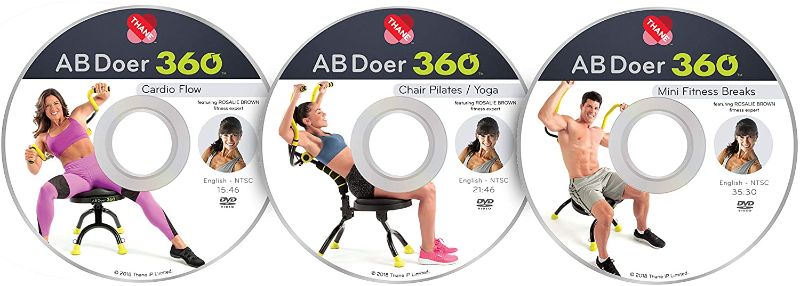 Photo 1 of 
AB Doer 360 Accessories for fitness systems
Style: Set of 3 Workout DVD's