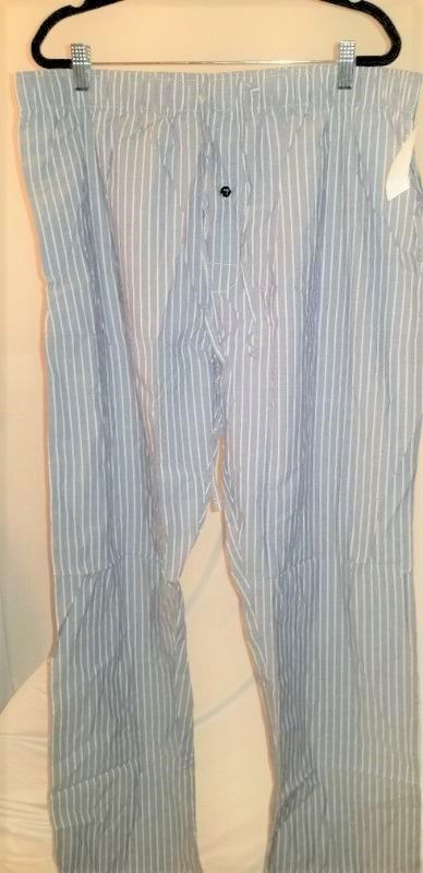 Photo 1 of 
cyz everywear women's drawstring pants, gray with white pinstripes, xl
