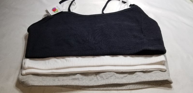 Photo 1 of FRUIT OF THE LOOM SPORTS BRA, 4 PACK, SIZE 40