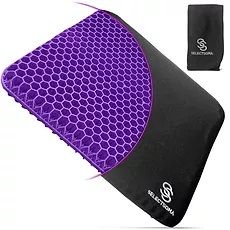 Photo 1 of  SELECT SOMA Purple Gel Seat Cushion,  BLACK, 14 X 16 INCHES