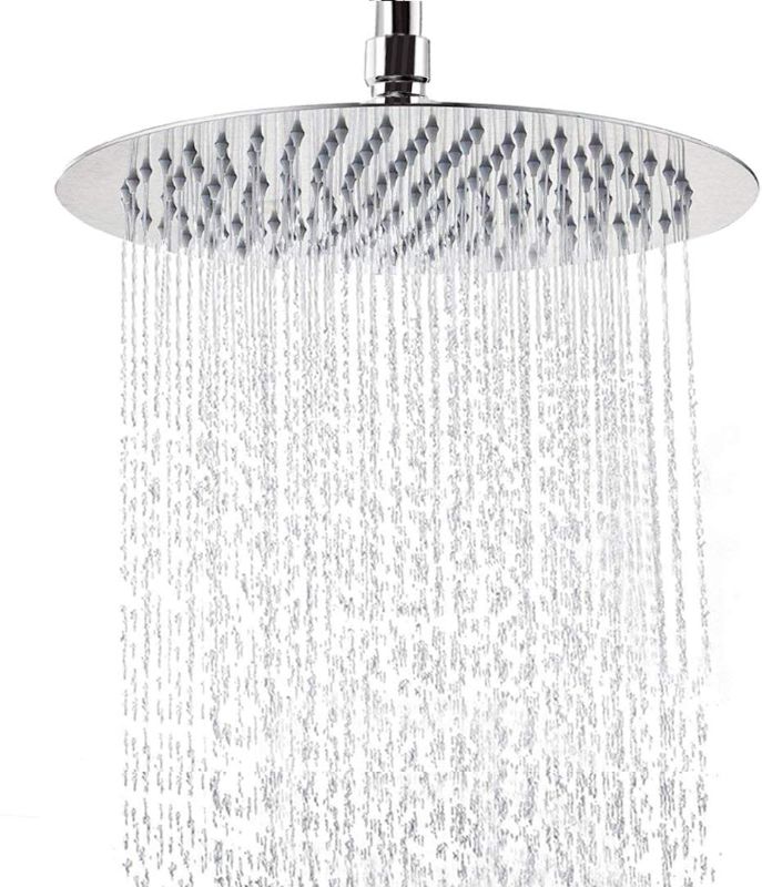 Photo 1 of 
8 Inch Rain Shower Head, Stainless Steel High Pressure NearMoon