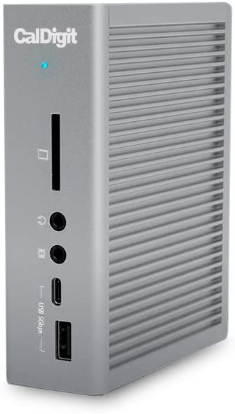 Photo 1 of CalDigit TS3 Plus Thunderbolt 3 Dock - 87W Charging, 7 USB 3.1 Ports, USB-C Gen 2, DisplayPort, UHS-II SD Card Slot, Gigabit Ethernet for Mac and PC, Thunderbolt 4 Compatible (2.3 ft Cable)