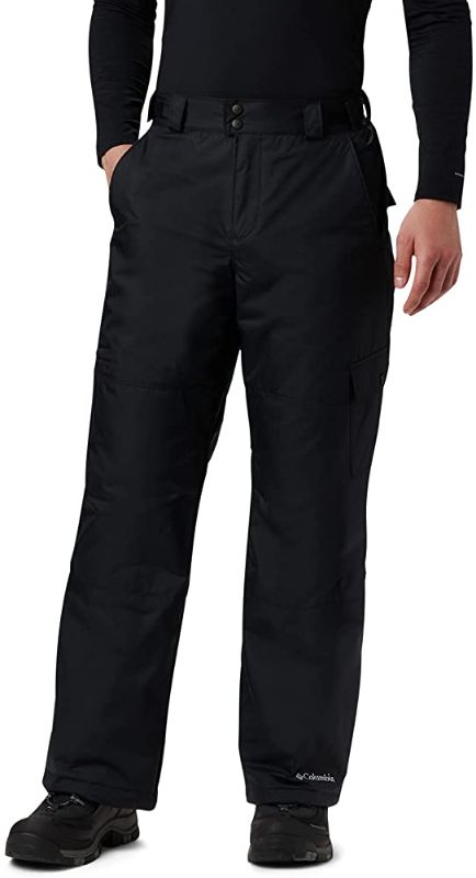 Photo 1 of Columbia Men's Waterproof Insulated Snow Pants, BLACK, MED