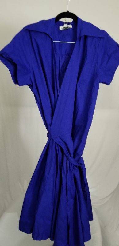 Photo 1 of maggie tang collared dress, blue, 3x