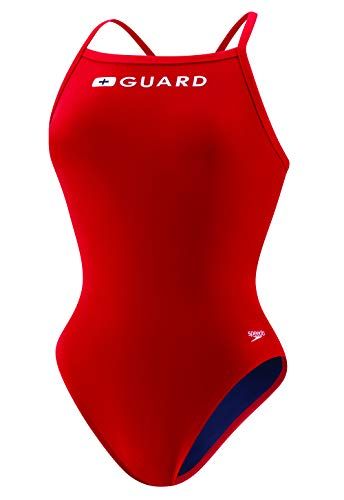 Photo 1 of  Speedo Women's Guard Swimsuit One Piece Endurance Flyback, Us Red, 36