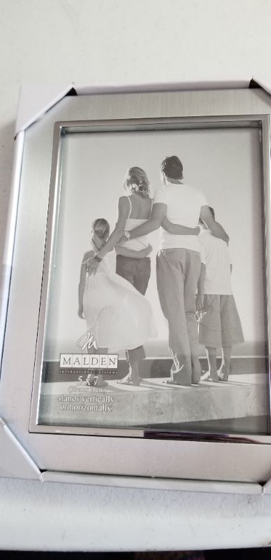 Photo 1 of 
Malden Uptown Matte Silver With Silver Fashion Metal Frame 5 x 7
