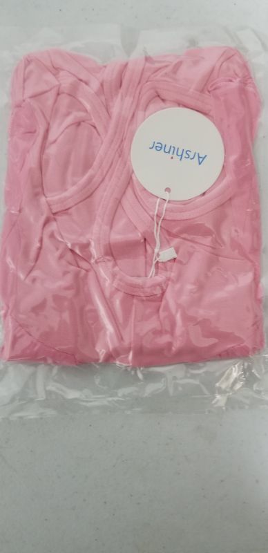 Photo 1 of arshiner girls hollow back ballet leotard with skirt, sleeveless, pink, size 13