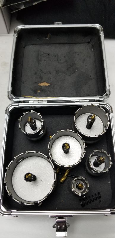 Photo 1 of 6 Piece Set Carbide Tip Hole Saw Set