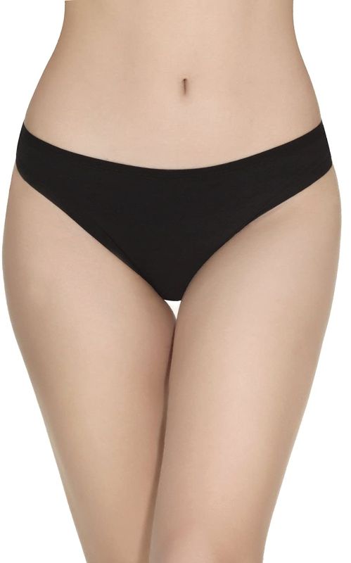 Photo 1 of sexy basics 24/7 anywear women's thongs, black, 2x