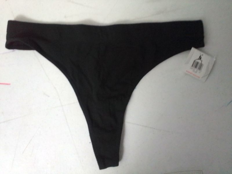 Photo 3 of sexy basics 24/7 anywear women's thongs, black, 2x