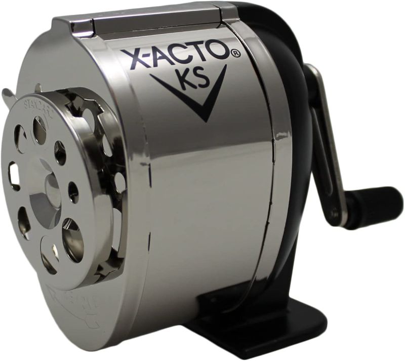 Photo 1 of 
X-ACTO Ranger 1031 Wall Mount Manual Pencil Sharpener,Silver/Black