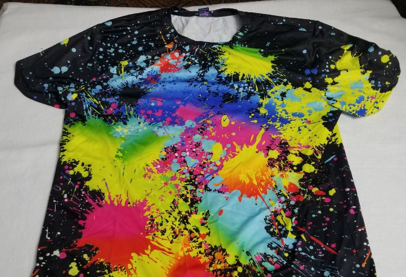 Photo 1 of COLORFUL TSHIRTS CREWNECK TEES, 2X, MULTICOLOR