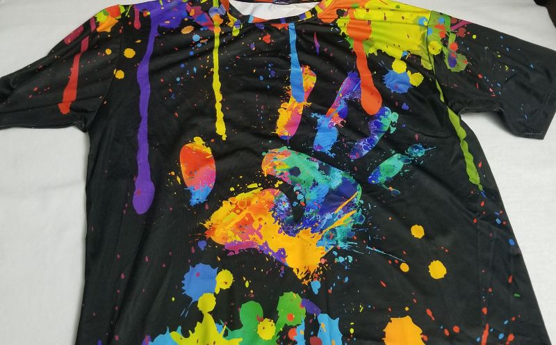 Photo 1 of COLORFUL TSHIRTS CREWNECK TEES, 2X, MULTICOLOR