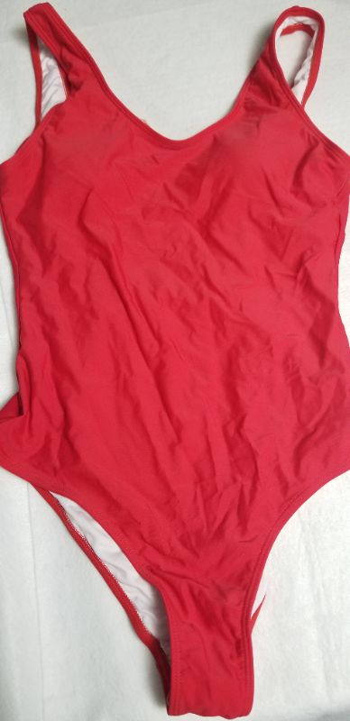 Photo 1 of BELLECARRIE ONE PIECE BATHING SUIT, RED, SMALL