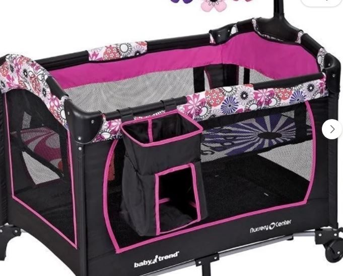 Photo 1 of Baby Trend Nursery Center Playard, Floral Garden