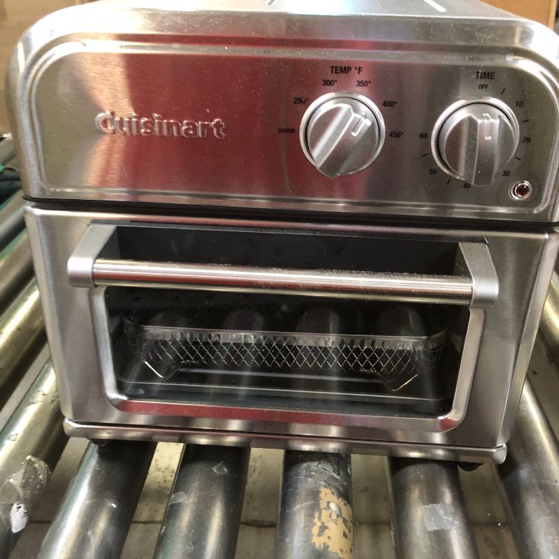 Photo 2 of Compact Stainless Steel Air Fryer with Fry Basket