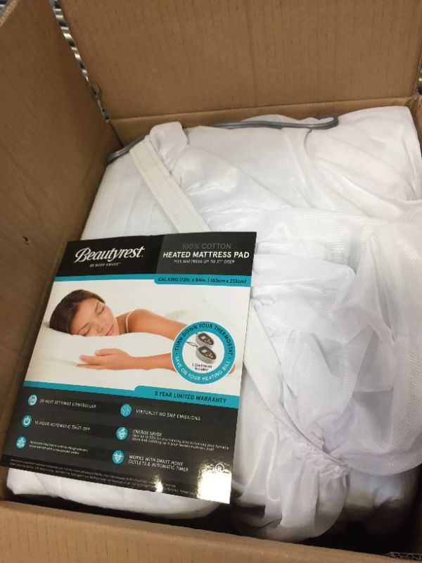 Photo 1 of Beautyrest Black Dual Zone Heated Mattress Pad Cal King