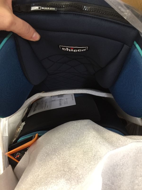 Photo 1 of Chicco KidFit Zip Plus 2-in-1 Belt Positioning Booster Car Seat - Seascape