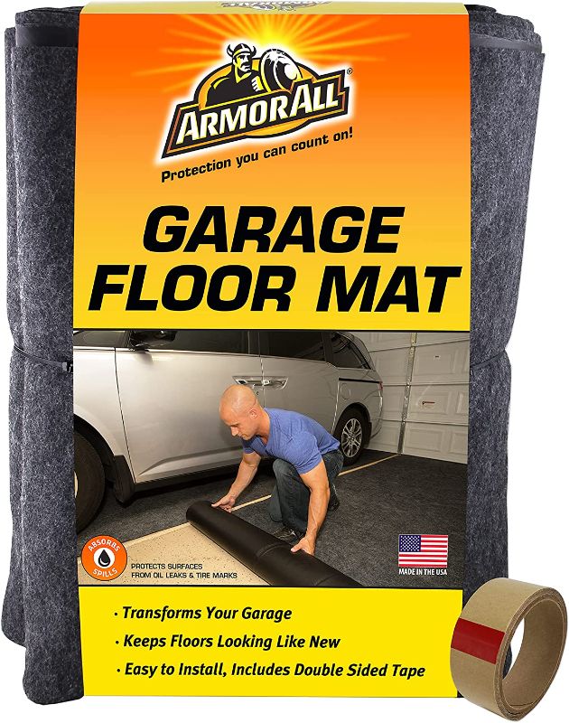 Photo 1 of Armor All AAGFMC20 Charcoal 20' x 7'4" Garage Floor Mat