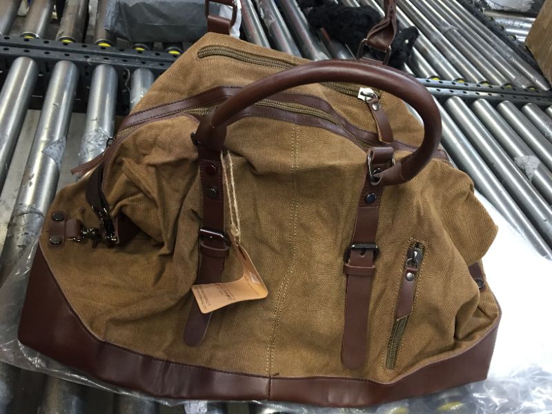 Photo 1 of Generic Brown Duffle Bag