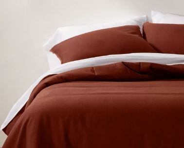 Photo 1 of KING Heavyweight Linen Blend Comforter & Sham Set - Casaluna™