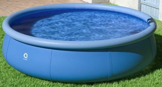 Photo 1 of 12 ft. Round 36 in. D Easy Set Above Ground Inflatable Pool Family Swimming Pool Outdoor Garden