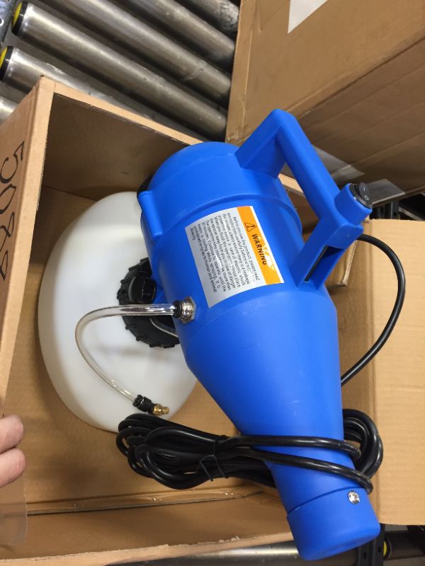 Photo 4 of Portable Electric ULV Sprayer,Ultra-Low Capacity Fogger Mosquito Killer for Home,Garden,Yard, blue