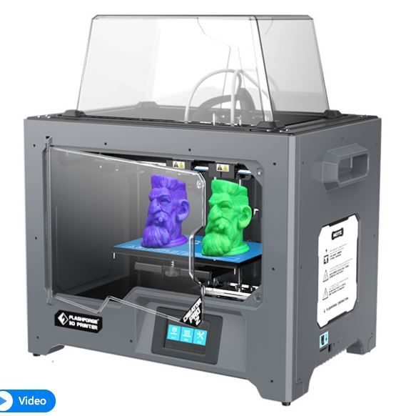 Photo 1 of Flashforge Creator Pro 2 3D Printer Independent Dual Extruder Offers Higher Productivity and More Possibilities