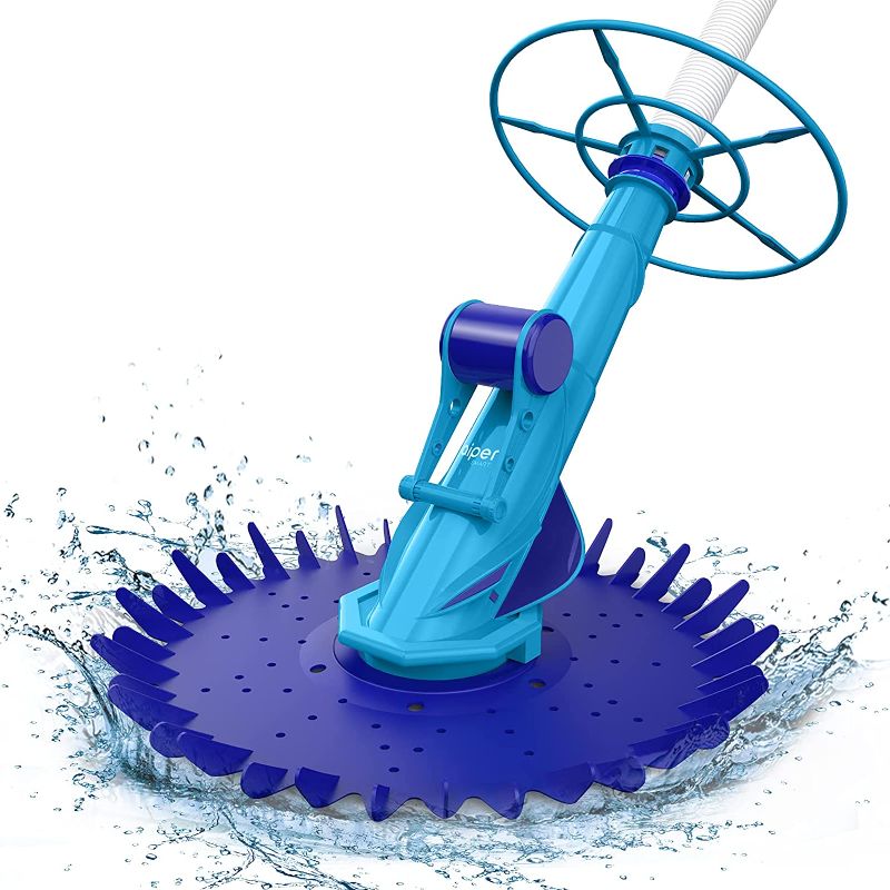 Photo 1 of AIPER SMART Suction Pool Vacuum Cleaner, Climb Wall Suction-Side Cleaner Automatic Pool Sweeper Kreepy Krawly for In-ground Swimming Pools with 20 Hoses Up to 32feet