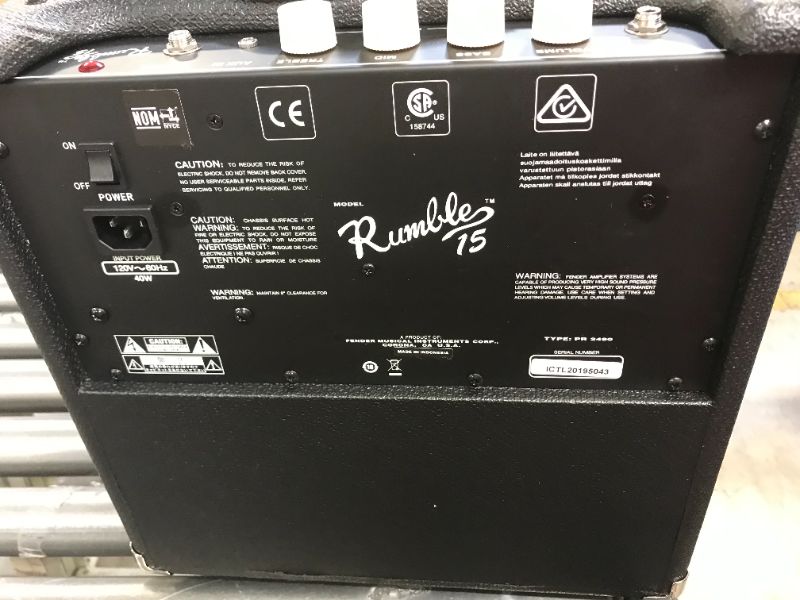 Photo 3 of Fender Rumble 500 V3 Bass Combo Amp, Black, 15