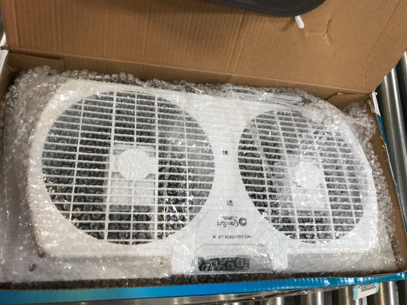 Photo 1 of 9 in. Twin Window Fan with Manually Reversible Airflow Control