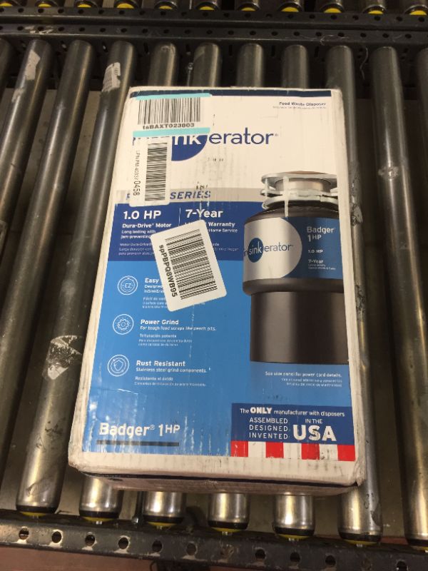 Photo 1 of Badger 1HP Disposer