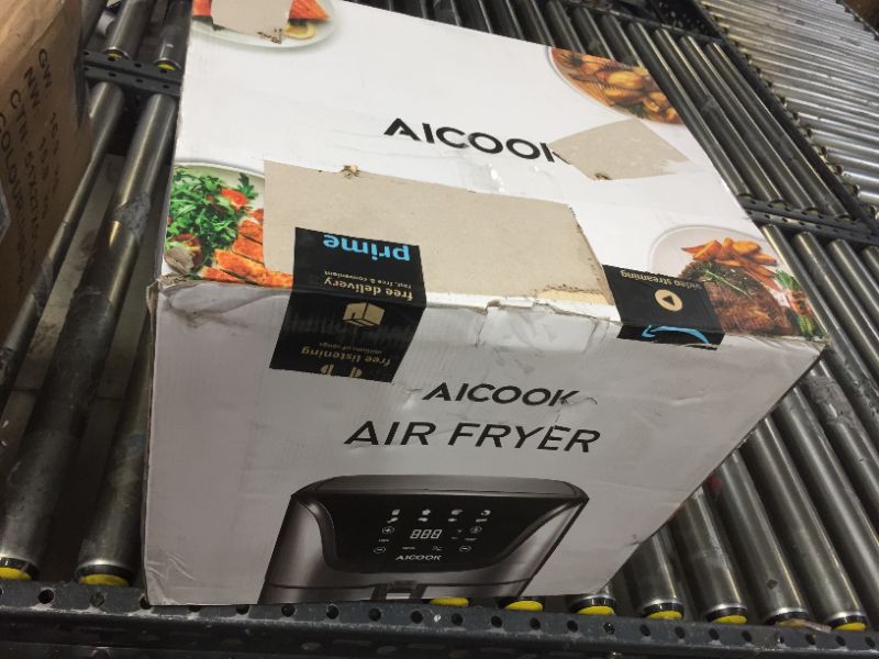 Photo 2 of AICOOK 5.8qt Air Fryer, Oil-free, Dishwasher-Safe