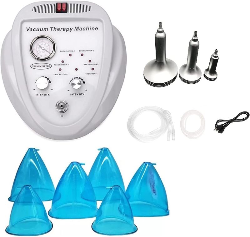 Photo 1 of Vacuum Therapy Machine, Back Massagers, Cupping Machine with 3 Pairs Cups and 3 Pumps