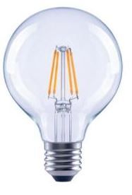 Photo 1 of 40-Watt Equivalent G25 Globe Dimmable ENERGY STAR Clear Glass Filament LED Vintage Edison Light Bulb Soft White (12-Pack)