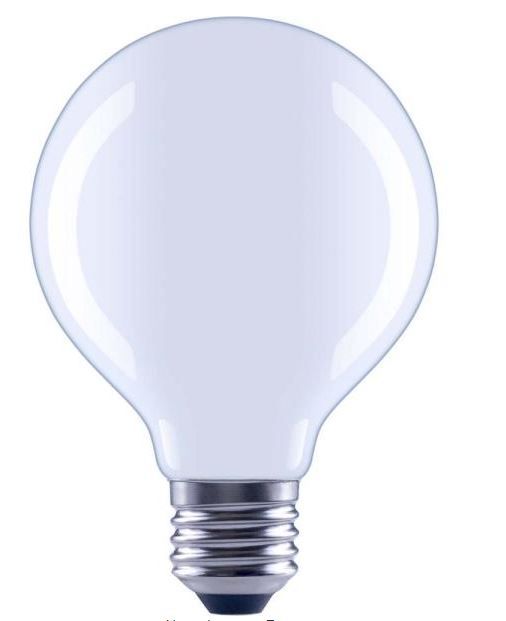 Photo 1 of 100-Watt Equivalent G25 Dimmable Globe Frosted Glass Filament LED Vintage Edison Light Bulb Daylight (3-Pack)