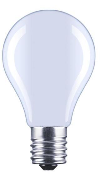 Photo 1 of 60-Watt Equivalent A15 Dimmable Appliance Fan Frosted Glass Filament LED Vintage Edison Light Bulb Daylight (12-Pack)