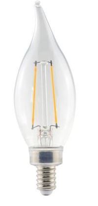 Photo 1 of 40-Watt Equivalent BA11 Non-Dimmable Clear Glass Filament Vintage Edison LED Light Bulb Soft White (8-Pack)