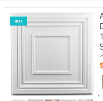 Photo 1 of A10901P12 - Art3d Decorative Drop Ceiling Tile