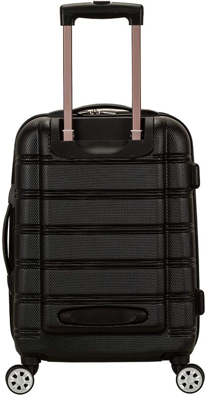 Photo 1 of Rockland Melbourne 20" Expandable ABS Carry On Spinner Suitcase - Black