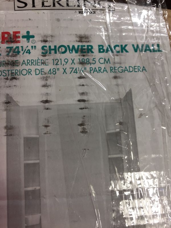 Photo 7 of 48 x 34 x 74 shower back wall--color white 72322700-0