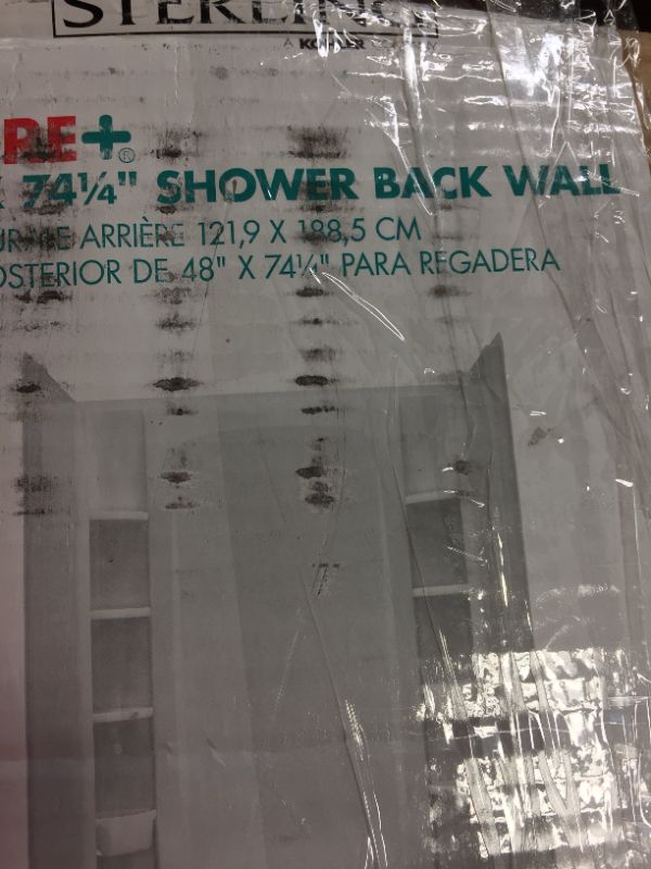 Photo 8 of 48 x 34 x 74 shower back wall--color white 72322700-0